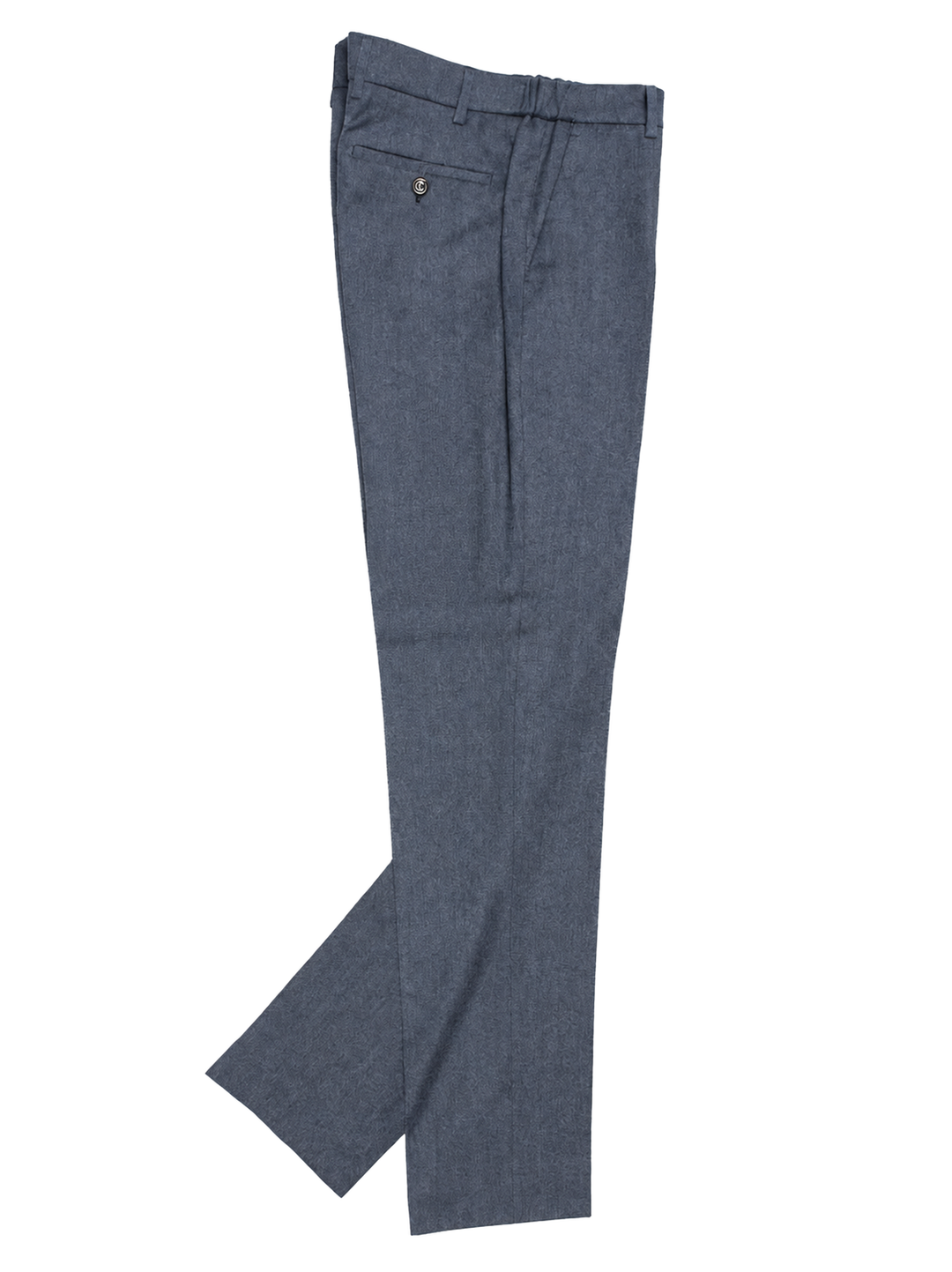 BERWICH Morello Elax Pantalon – Blauw-100% scheerwol-HEREN BROEKEN-Blauw