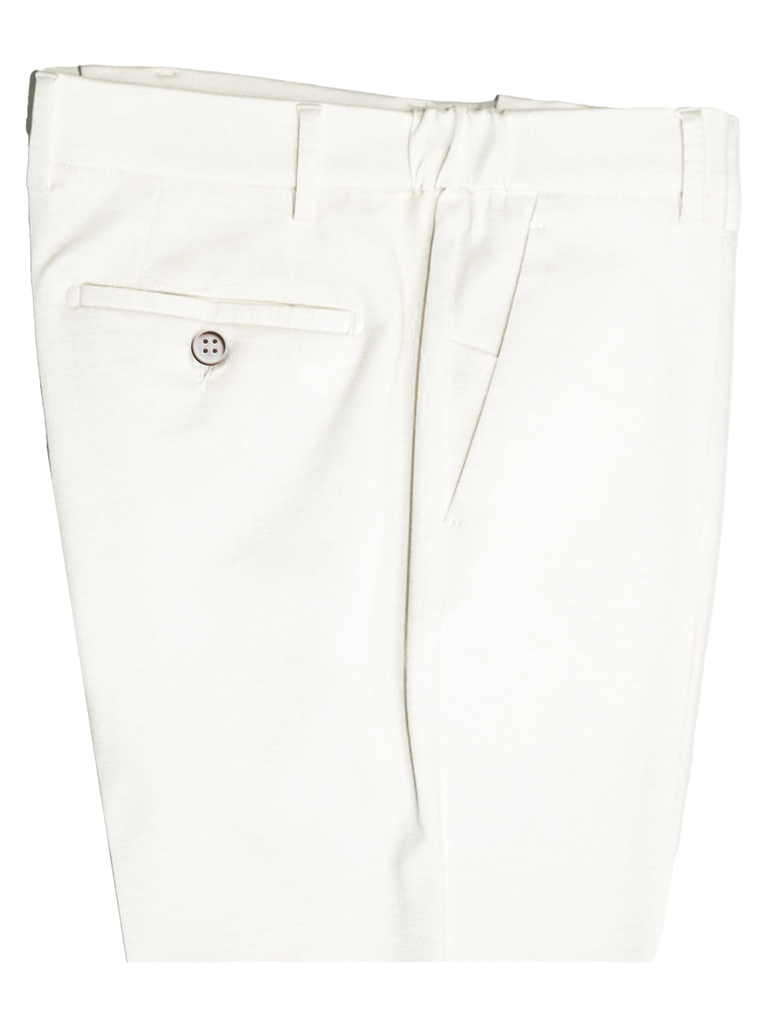 Berwich Morello Elax Short – White-60% viscose, 35% polyamide, 5% elasthaan-HEREN BROEKEN-Wit