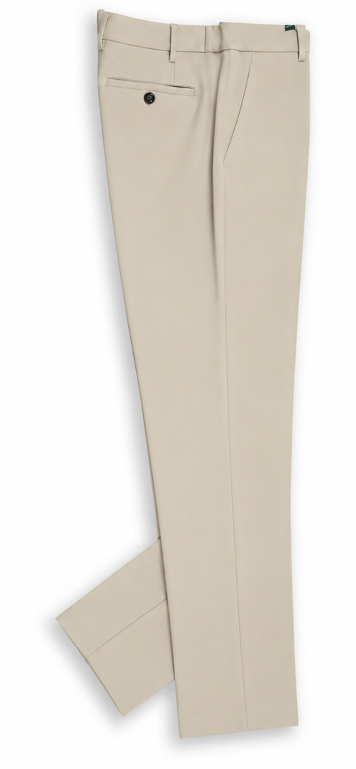 BERWICH Morello Travel Chino – Room-70% viscose, 25% polyamide, 5% elastaan-HEREN BROEKEN-Room