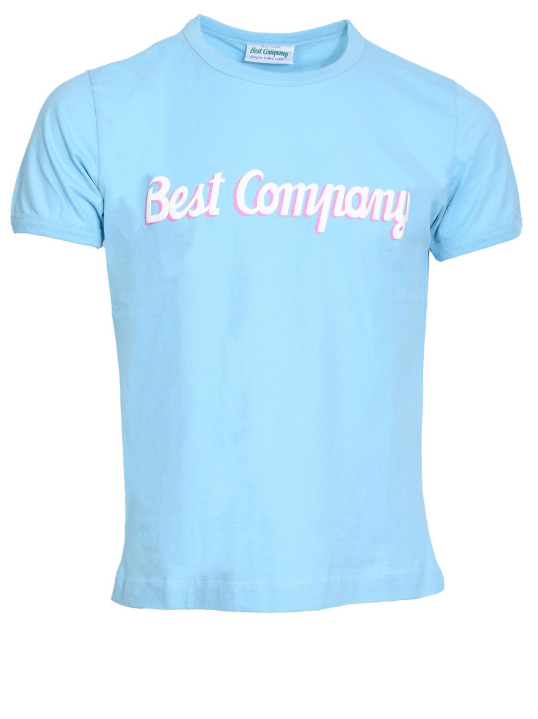 Best Company t-shirt-100% katoen-HEREN POLO'S & T-SHIRTS-Blauw