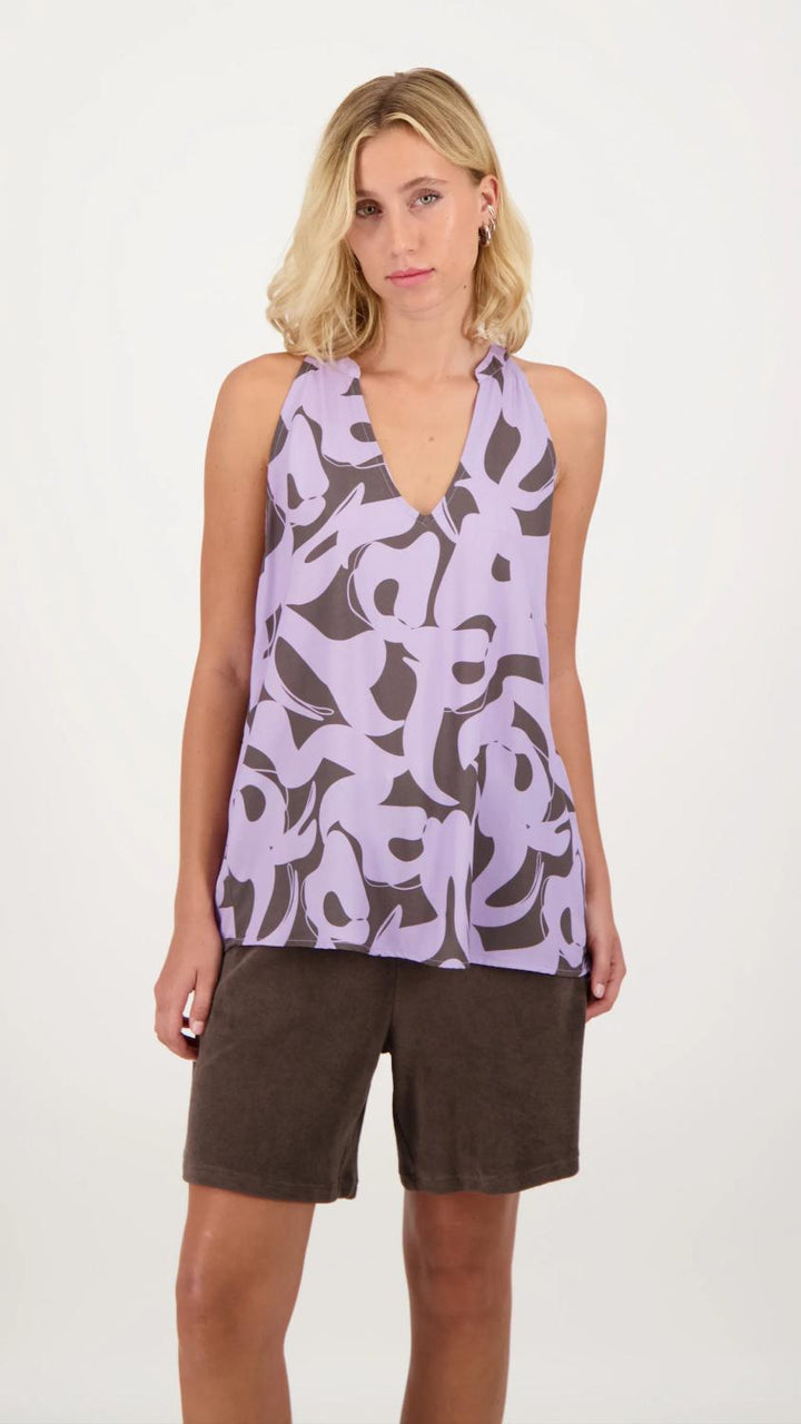 Better Rich ELLI top-100% viskose-DAMES TOPS & BLOUSES-Paars