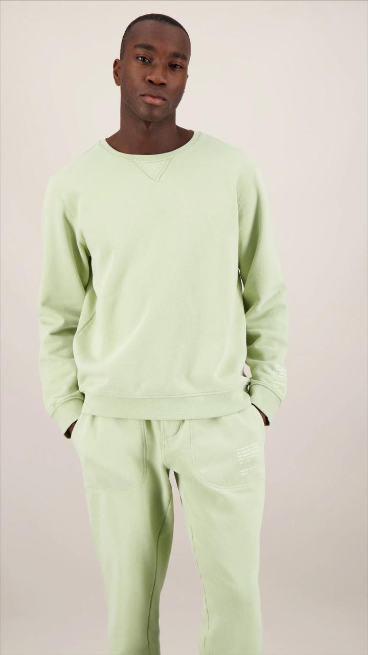 Better Rich Foster Crew shirt-100% katoen-HEREN TRUIEN & VESTEN-Groen