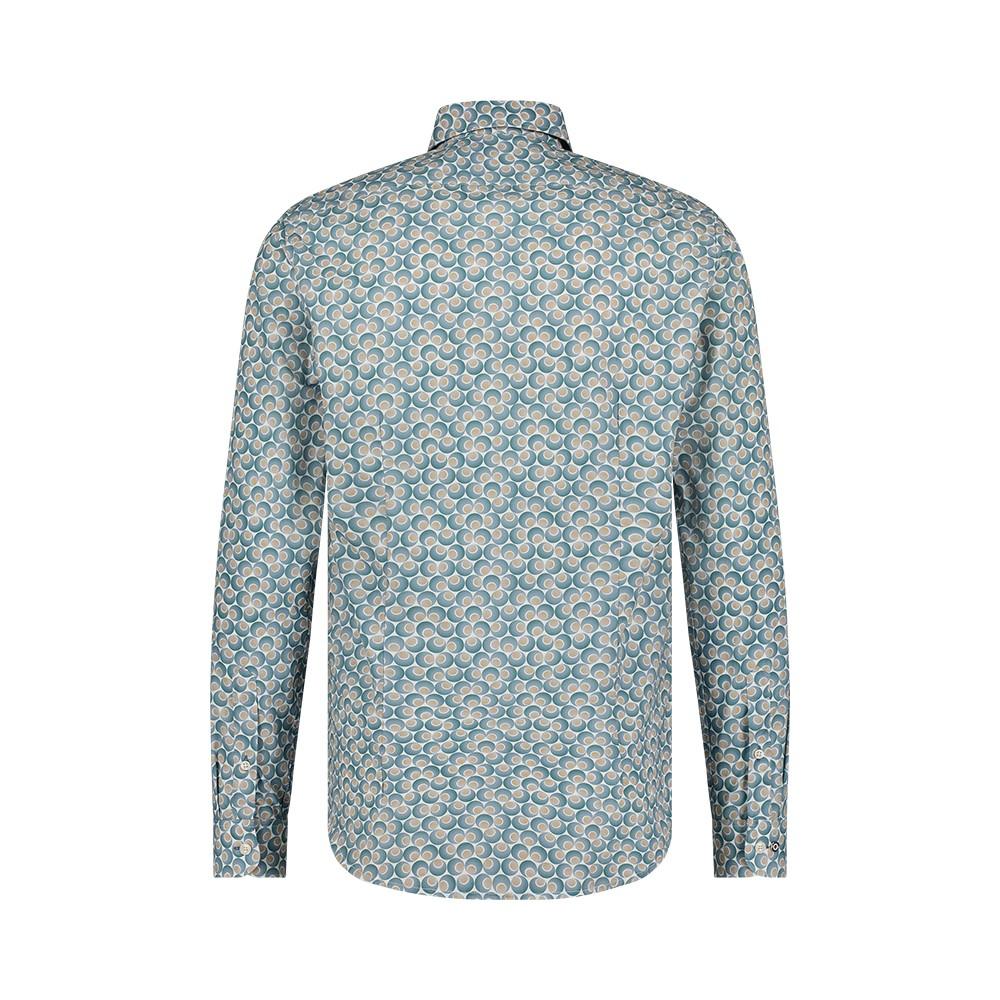 Blue Industry katoenen shirt-100% katoen-HEREN SHIRTS-Groen