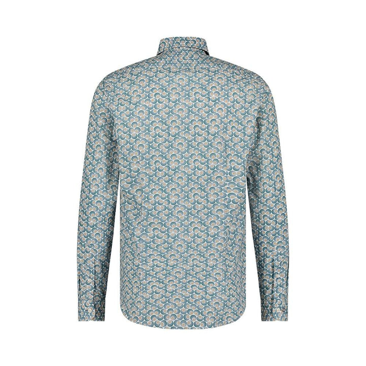 Blue Industry katoenen shirt-100% katoen-HEREN SHIRTS-Groen