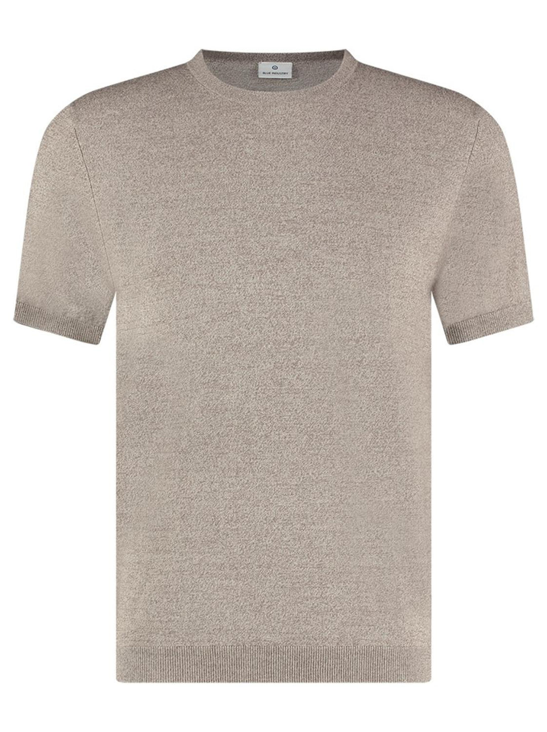 Blue Industry T-shirt Perfect-100% katoen-HEREN POLO'S & T-SHIRTS-Bruin