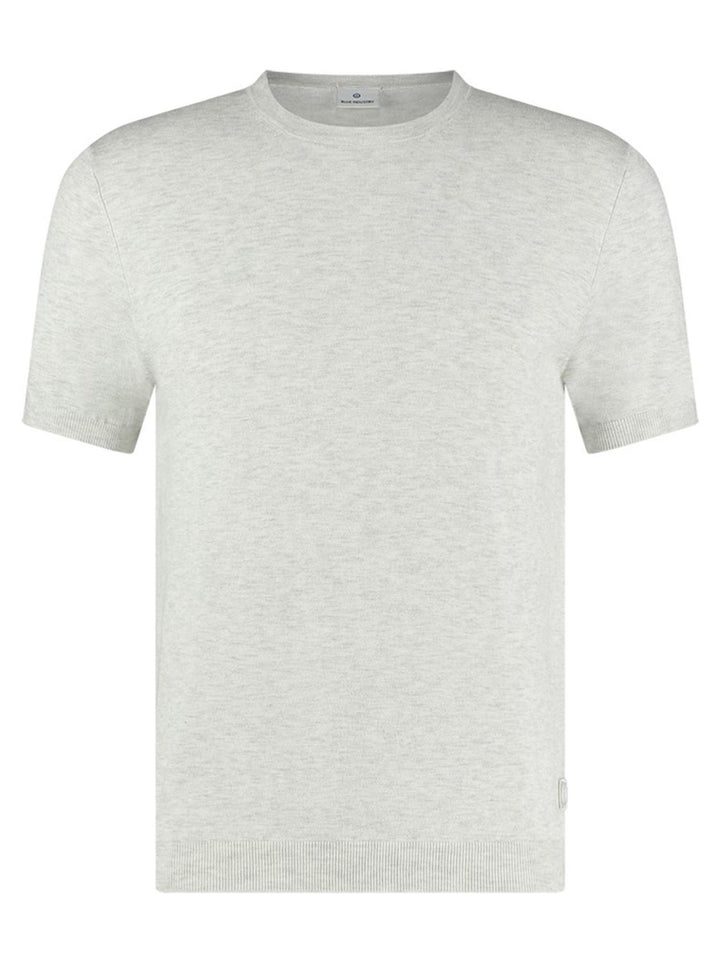 Blue Industry T-shirt Perfect-100% katoen-HEREN POLO'S & T-SHIRTS-Grijs