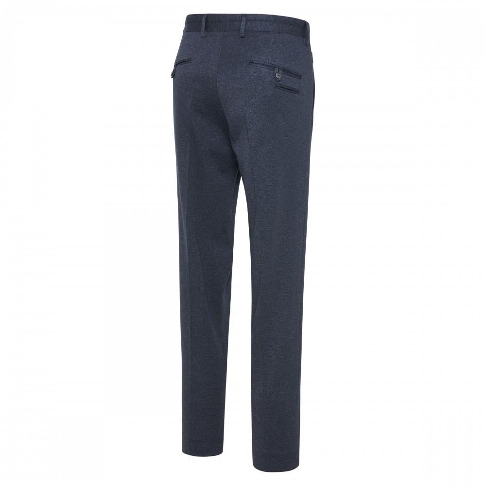 Blue Industry travel chino-48% viskose, 47% polyester, 5% elasthaan-HEREN PAKKEN & COLBERTS-Blauw