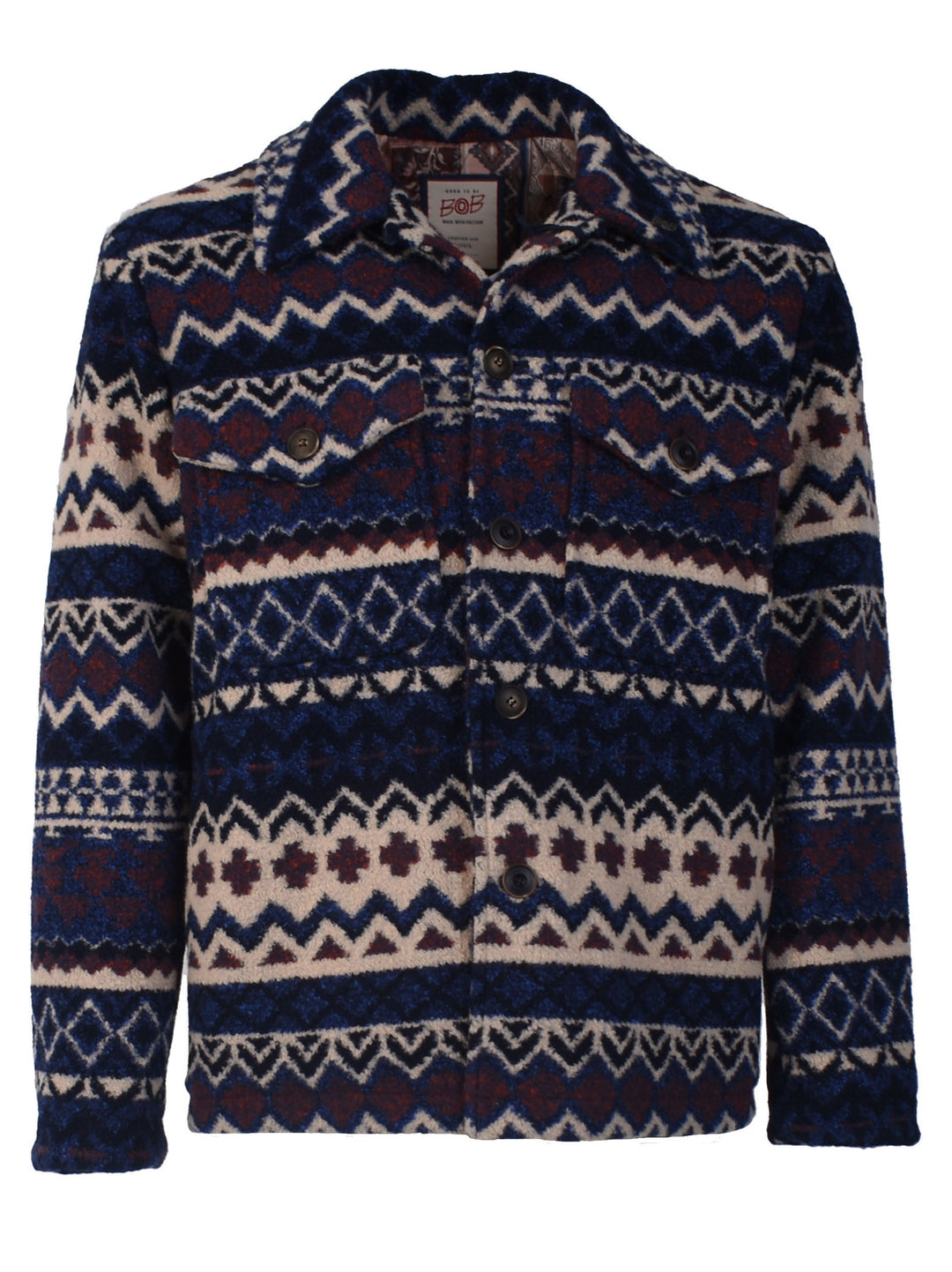 BOB colbertjack-64% polyester, 18% viskose, 18% wol-HEREN PAKKEN & COLBERTS-Blauw