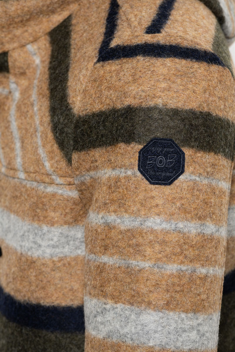 BOB wollen jas-53% Polyester<br />45% Virgin wol<br />2% Elastaan<br />-HEREN JASSEN & JACKS-Divers