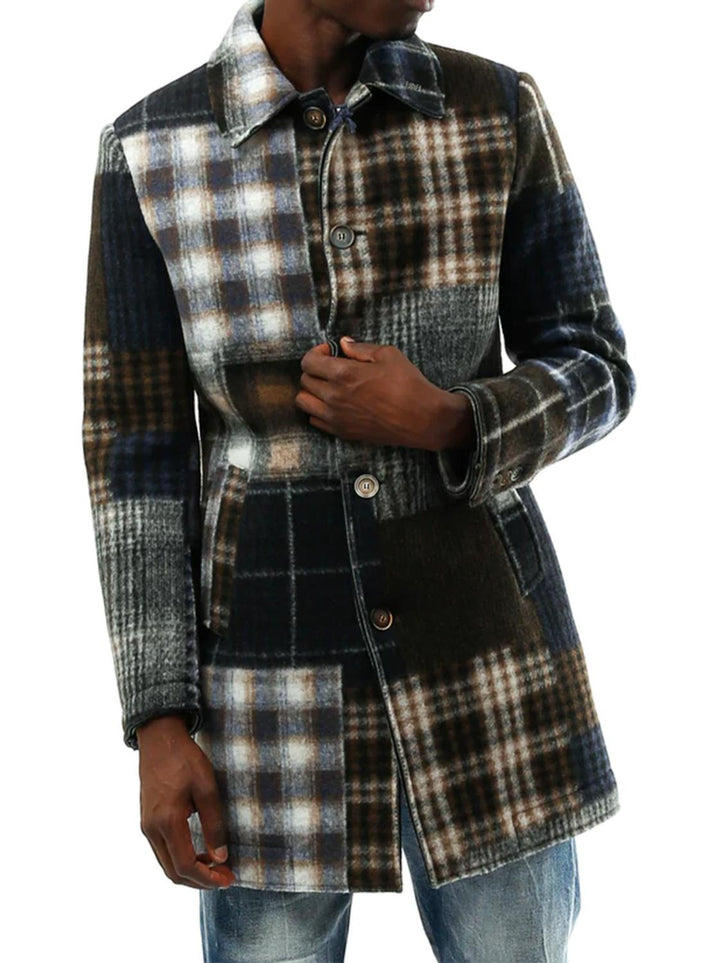 BOB wollen jas DAMON153-40% viscose<br />40% polyester<br />20% wol-HEREN JASSEN & JACKS-Bruin