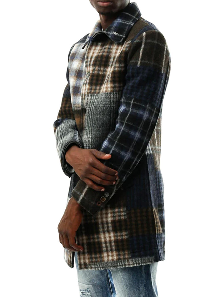 BOB wollen jas DAMON153-40% viscose<br />40% polyester<br />20% wol-HEREN JASSEN & JACKS-Bruin