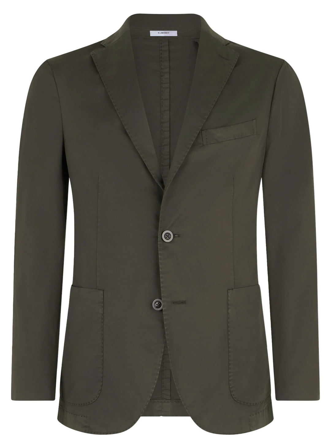 BOGLIOLI colbert groen-52% katoen, 48% linnen -HEREN PAKKEN & COLBERTS-Groen