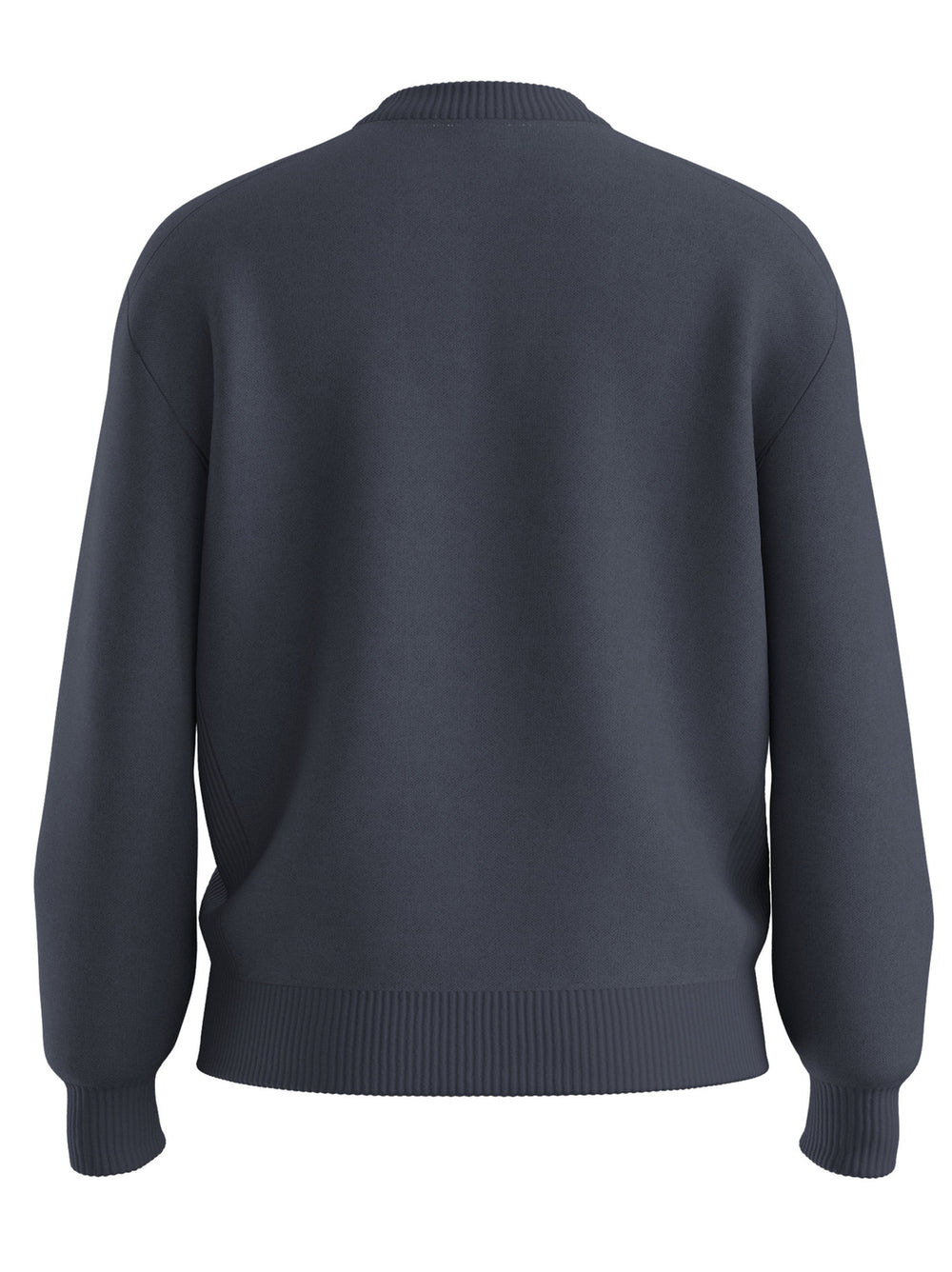 BOSS Akapulko Trui – Blauw-100% katoen-HEREN TRUIEN & VESTEN-Blauw