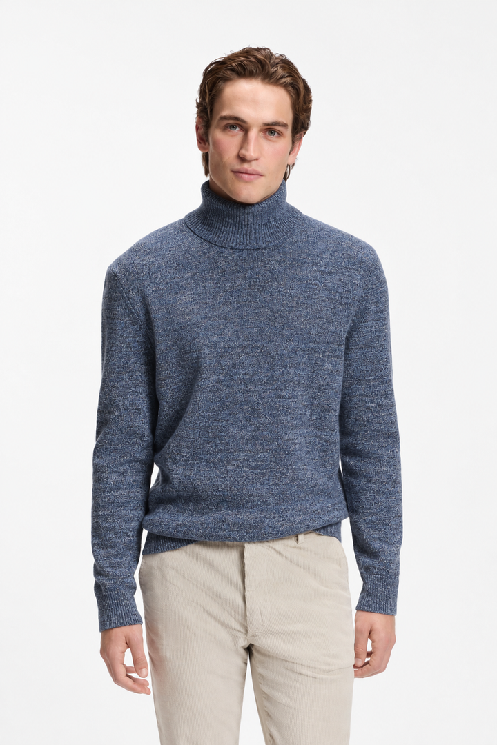 BOSS C-Floriano Coltrui – Blauw-100% wol-HEREN TRUIEN & VESTEN-Blauw
