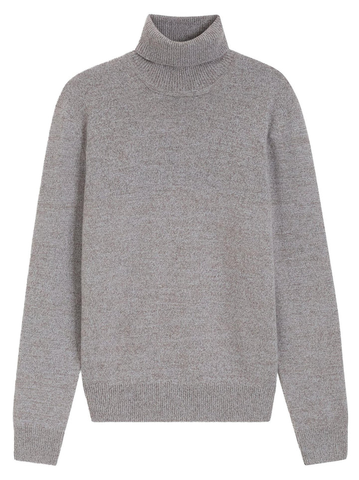 BOSS C-Floriano Wollen Coltrui – Grijs-100% wol-HEREN TRUIEN & VESTEN-Grijs