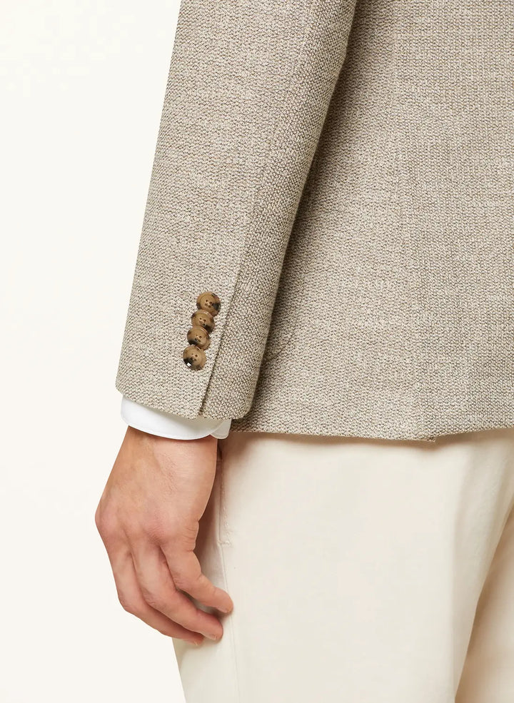 BOSS C-Hanry Jacket-Buitenkant: 66% Polyester, 34% Katoen-HEREN PAKKEN & COLBERTS-Beige