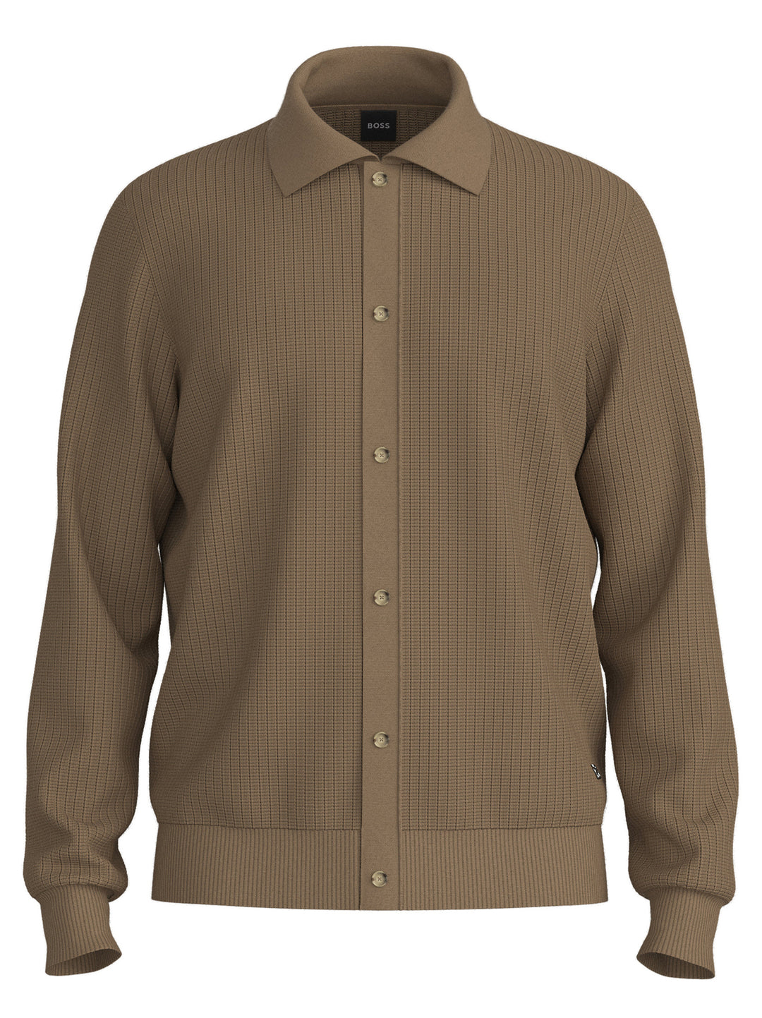 BOSS C-Laconico Vest – Bruin-70% katoen, 30% wol-HEREN TRUIEN & VESTEN-Bruin
