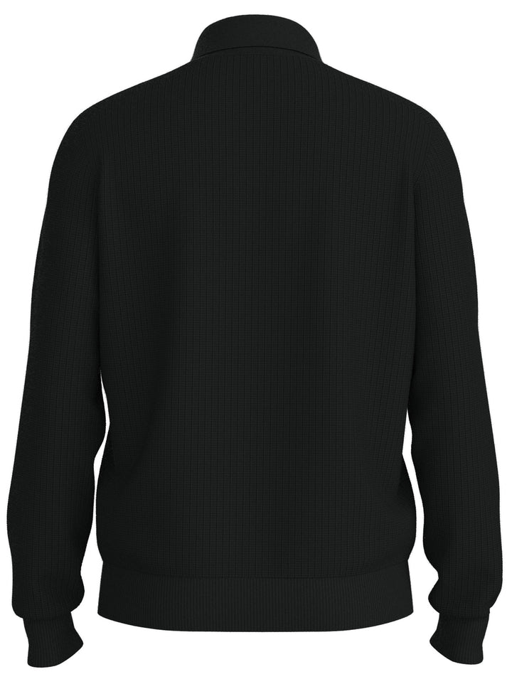BOSS C-Laconico Vest – Zwart-70% katoen, 30% wol-HEREN TRUIEN & VESTEN-Zwart