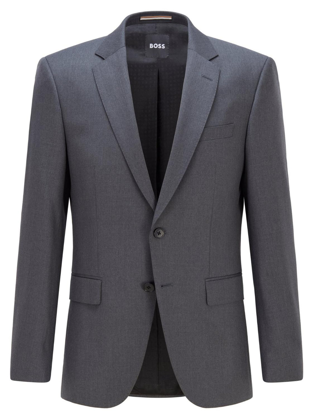 BOSS colbert-100% wol-HEREN PAKKEN & COLBERTS-Grijs