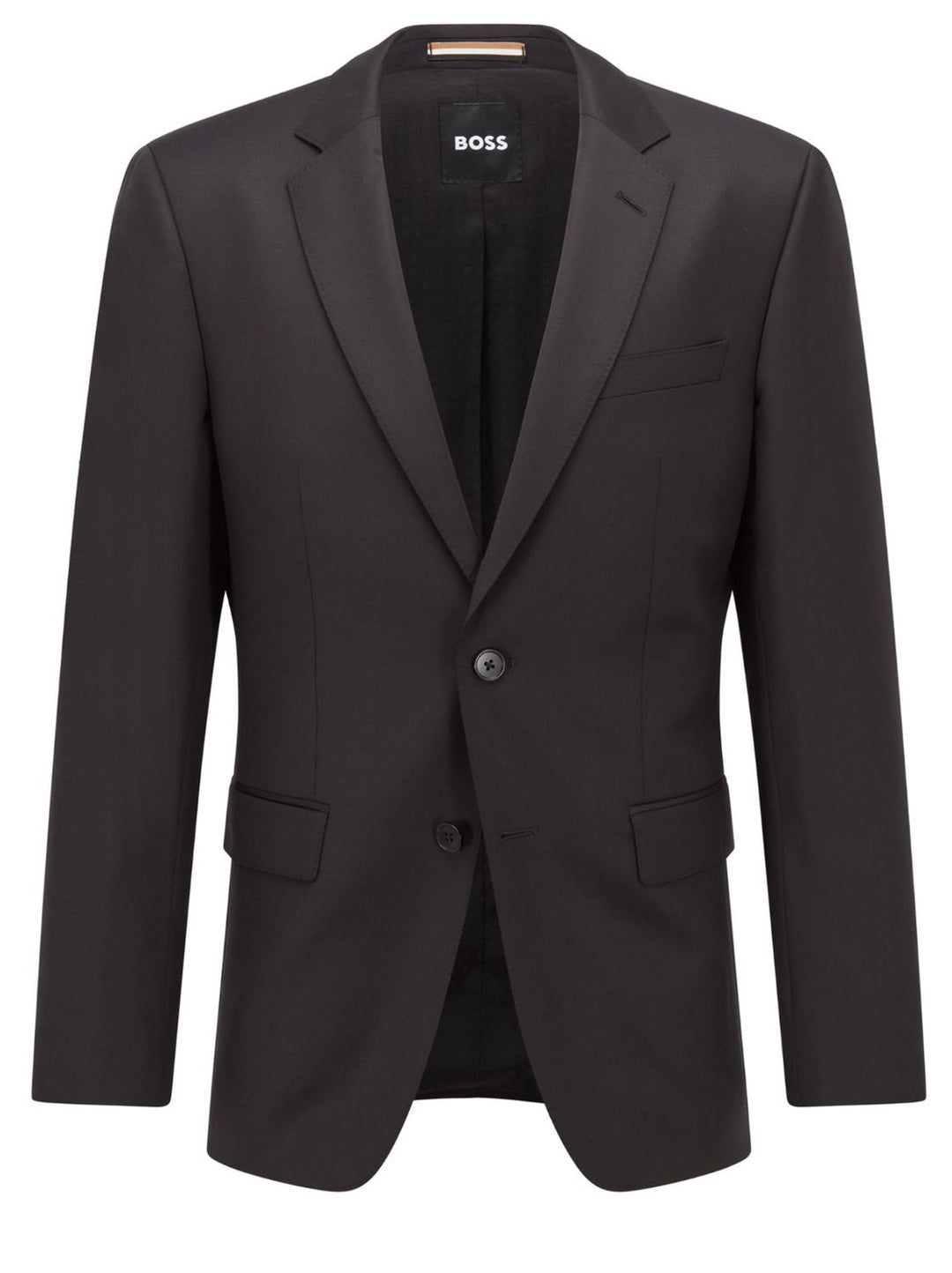 BOSS colbert H-HUGE-B1-100% wol-HEREN PAKKEN & COLBERTS-Zwart