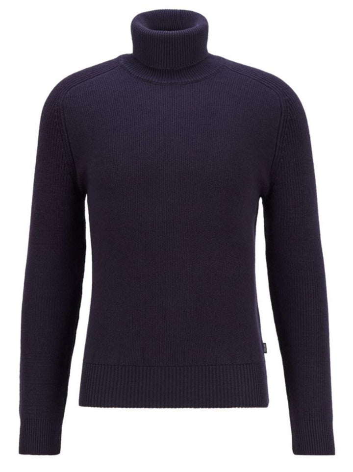 BOSS coltrui-75% wol, 25% lyocell-HEREN TRUIEN & VESTEN-Blauw