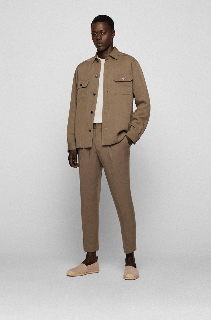 BOSS espadrilles Madeira-Bovenmateriaal: 100% Koeleder, 50% Katoen, 60% Polyester, 50% Viscose (bomboe - cellulose), 40% 