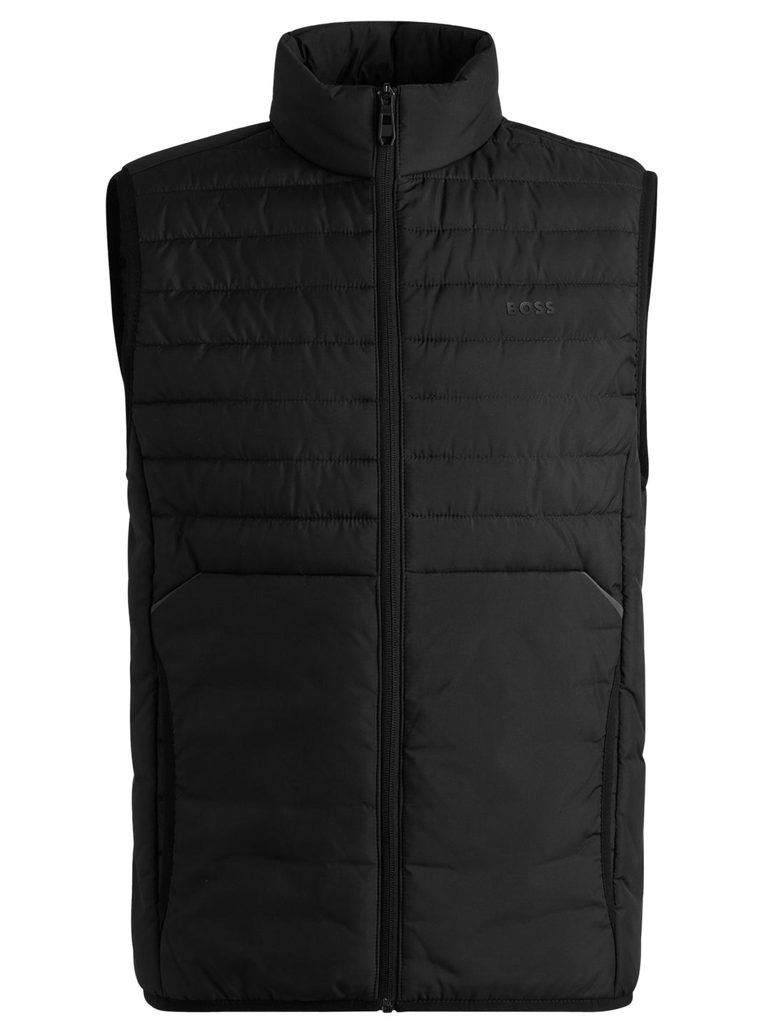 BOSS Green bodywarmer -100% polyester -HEREN JASSEN & JACKS-Zwart