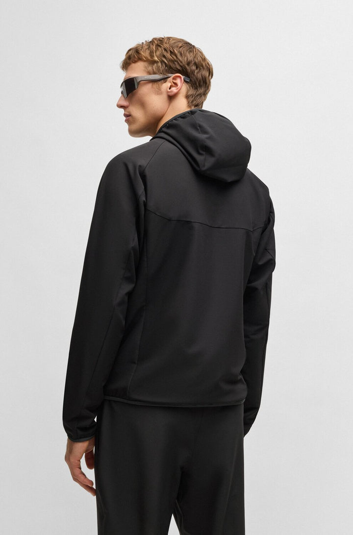 BOSS Green waterafstotende jas met stretch-95% Polyester (gerecycled), 5% Elastan<br />Voering jukstuk: 100% Polyester-HE