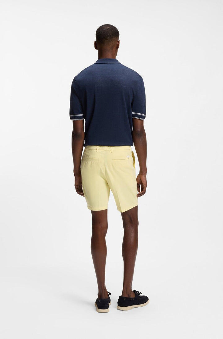 BOSS H-Kane1 Shorts – Geel-93% katoen, 7% elastaan-HEREN BROEKEN-Geel
