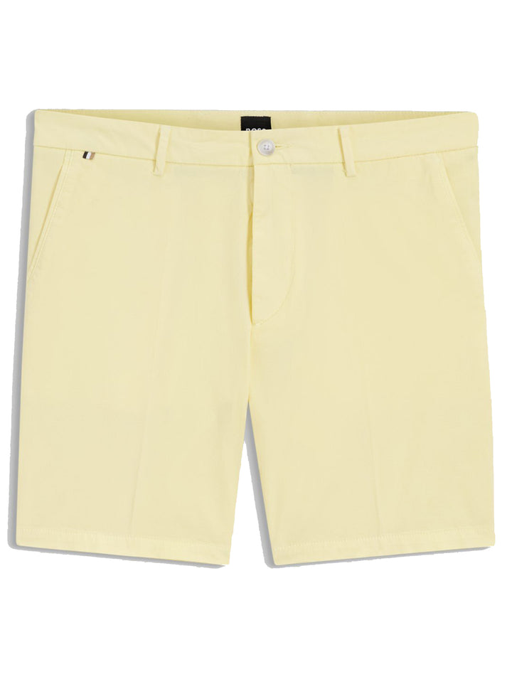 BOSS H-Kane1 Shorts – Geel-93% katoen, 7% elastaan-HEREN BROEKEN-Geel