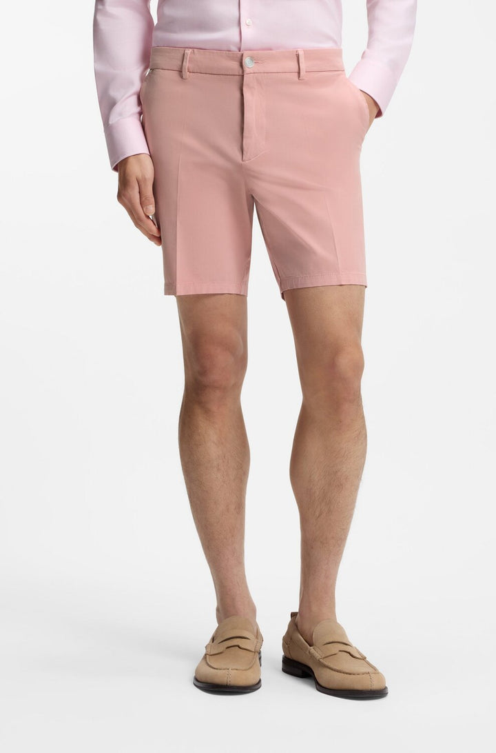 BOSS H-Kane1 Shorts – Roze-93% katoen, 7% elastaan-HEREN BROEKEN-Roze