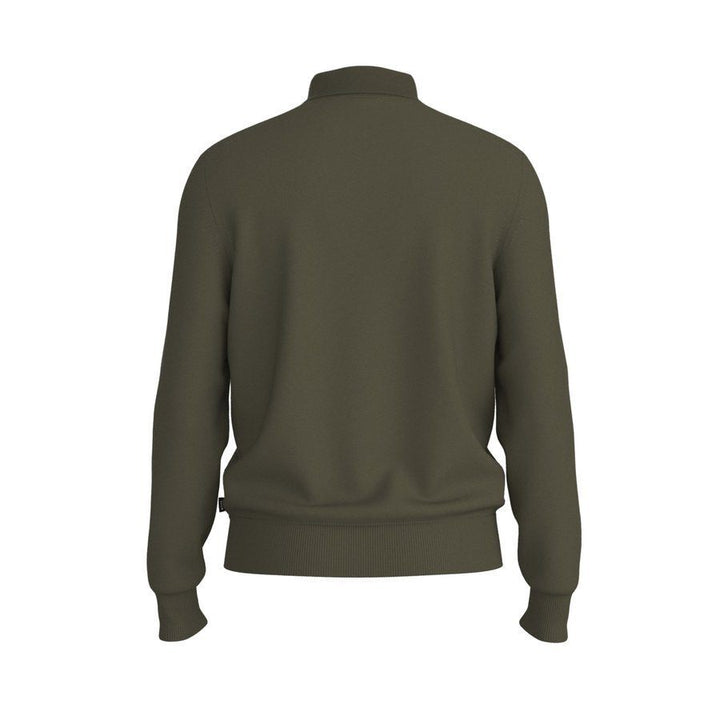 BOSS H-Lancione Merinowollen Polo Trui – Groen-100% wol-HEREN TRUIEN & VESTEN-Groen