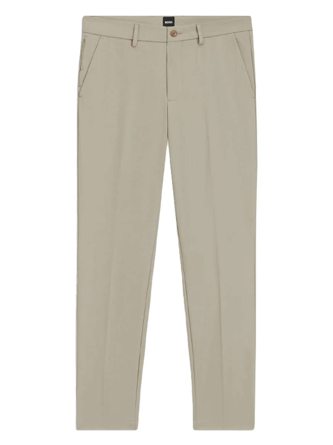 BOSS Kaiton Regular Fit Chino – Room-60% katoen, 33% polyamide, 7% elasthaan-HEREN BROEKEN-Room