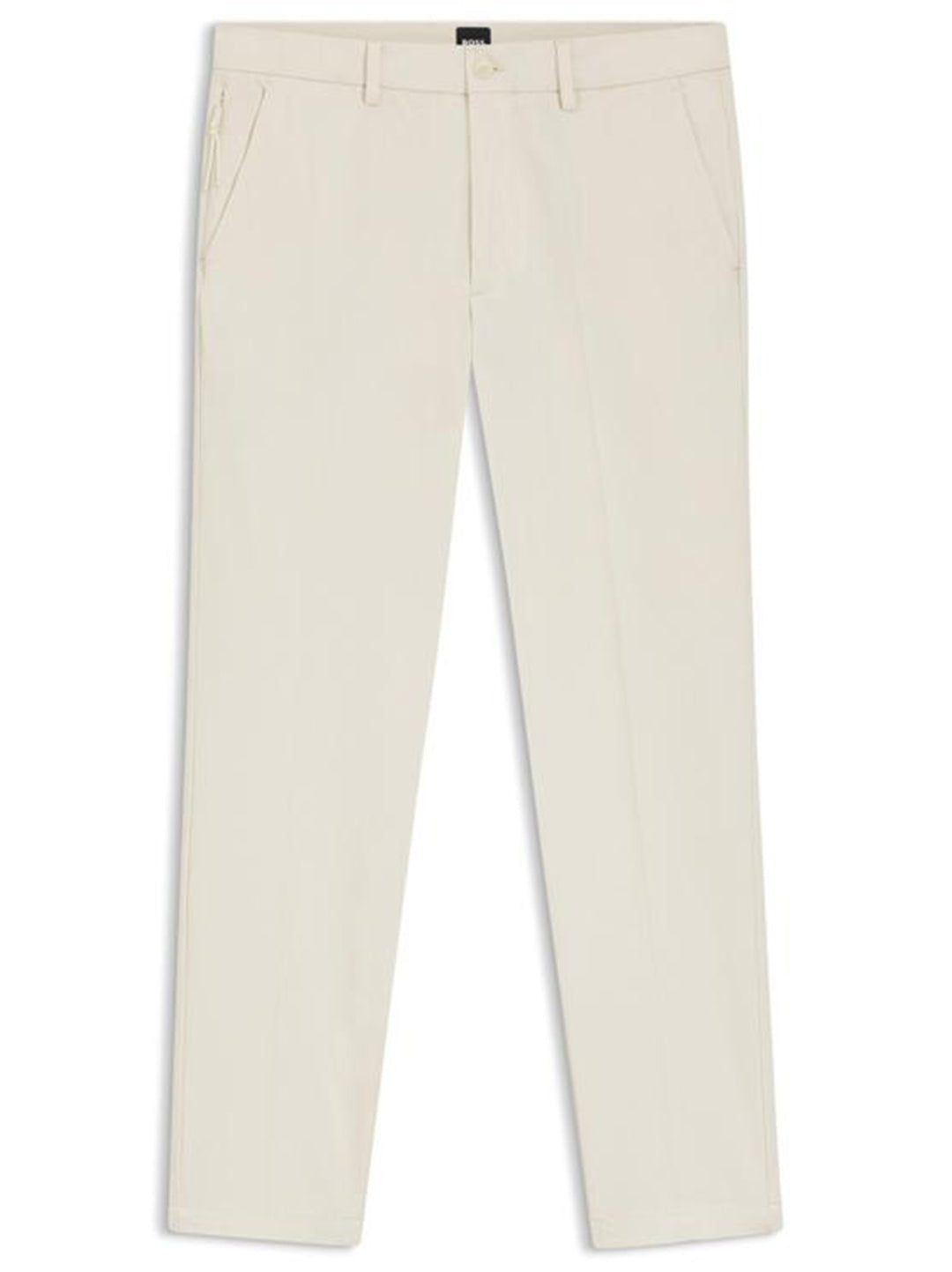 BOSS Kaiton Slim Fit Chino – Room-60% katoen, 33% polyamide, 7% elasthaan-HEREN BROEKEN-Room