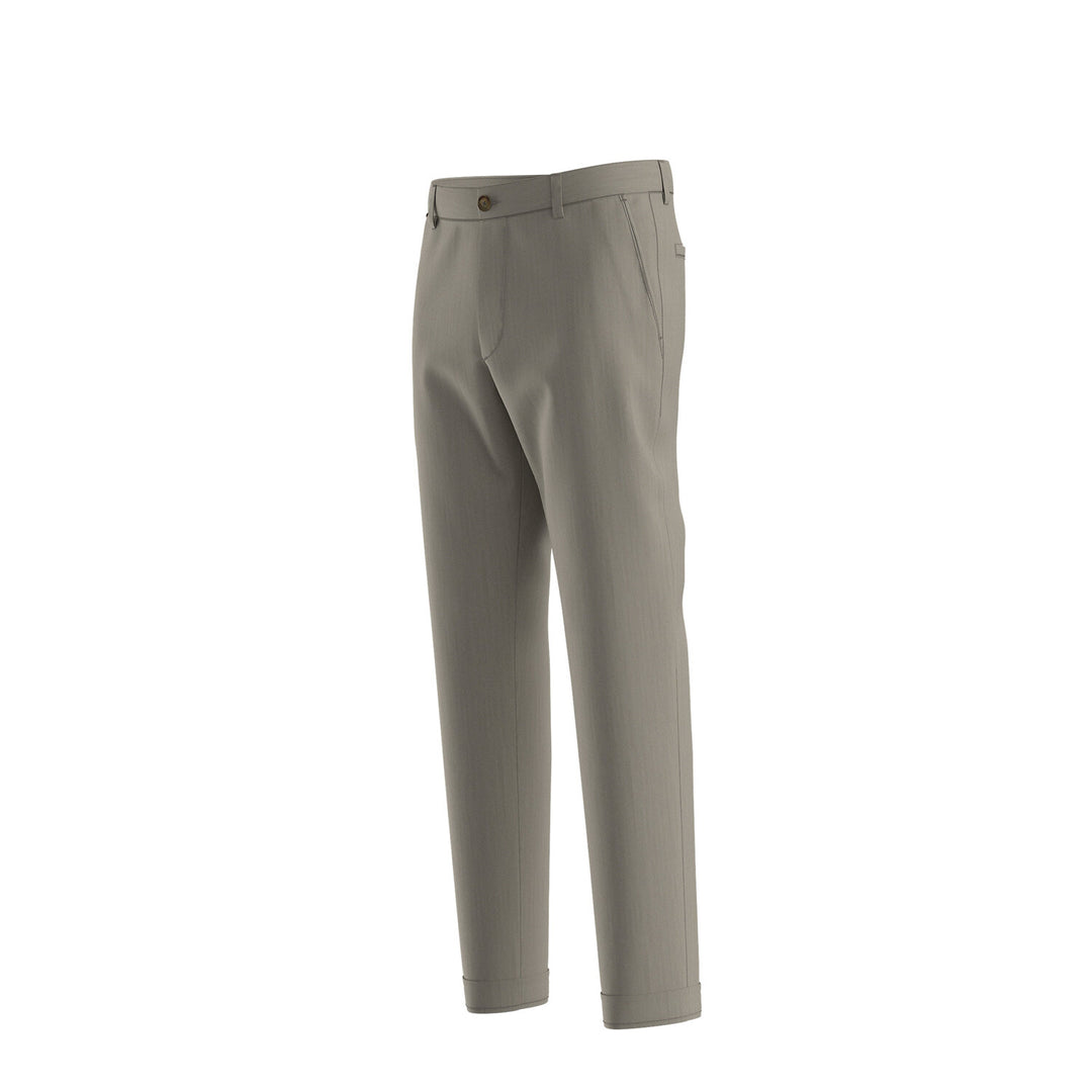 BOSS Modern Fit Chino H‑Kane1‑FTU – Beige-98% katoen, 2% elastaan-HEREN BROEKEN-Beige