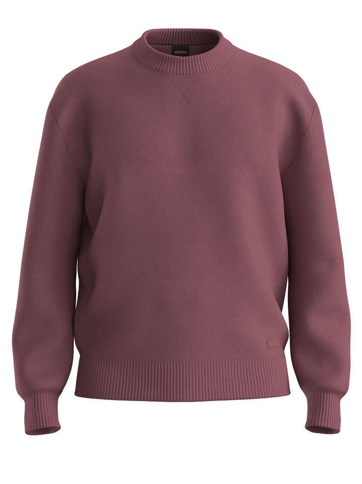 BOSS Orange Akapulko Trui – Rood-100% katoen-HEREN TRUIEN & VESTEN-Rood