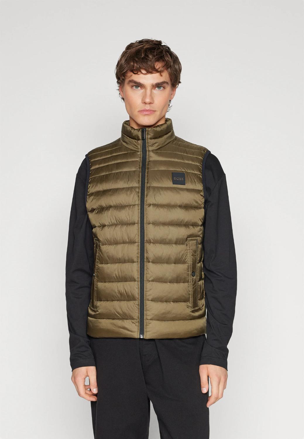 BOSS Orange bodywarmer Odeno1-100% polyamide-HEREN JASSEN & JACKS-Groen