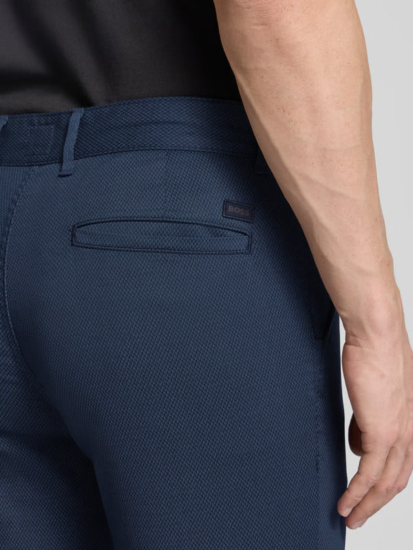 BOSS Orange chino slim-Kwaliteit: 97% Katoen, 3% Elastan-HEREN BROEKEN-Blauw