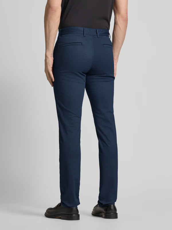 BOSS Orange chino slim-Kwaliteit: 97% Katoen, 3% Elastan-HEREN BROEKEN-Blauw