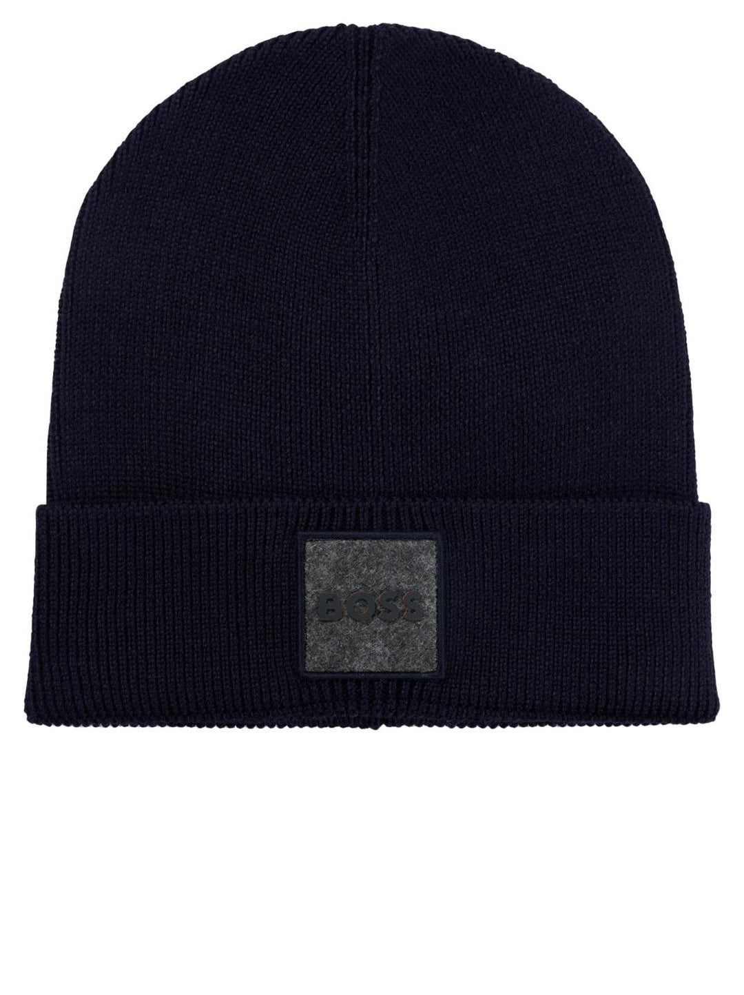 BOSS Orange FOXXY beanie blauw-HEREN ACCESSOIRES-Blauw