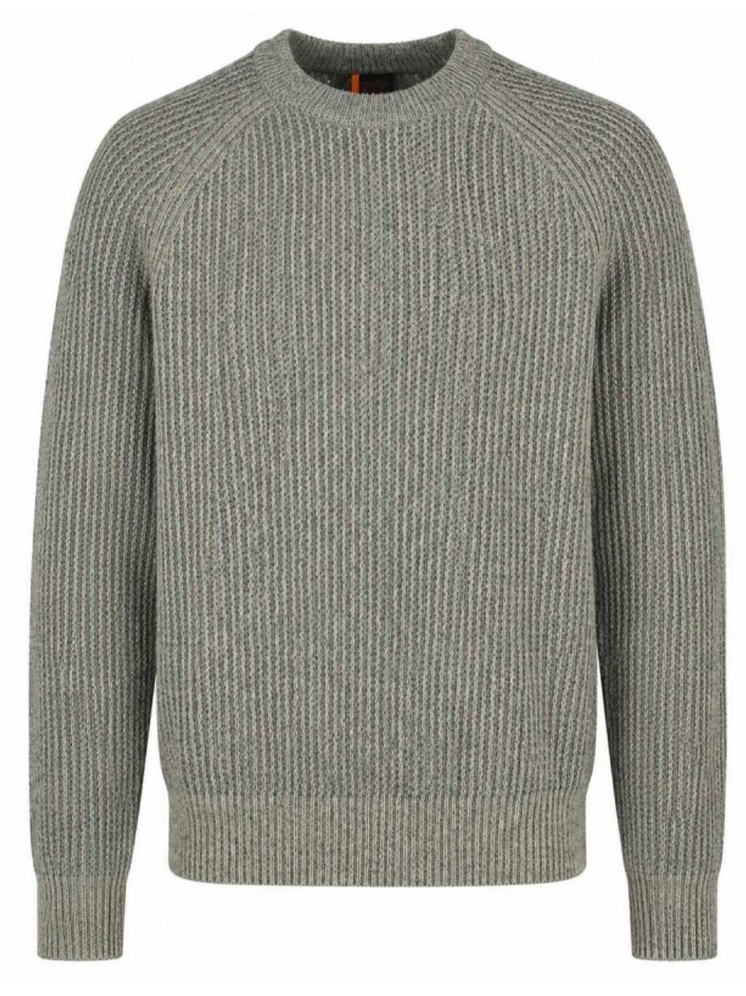 BOSS Orange Kepler Trui – Groen-40% scheerwol, 40% wol, 20% polyamide-HEREN TRUIEN & VESTEN-Groen