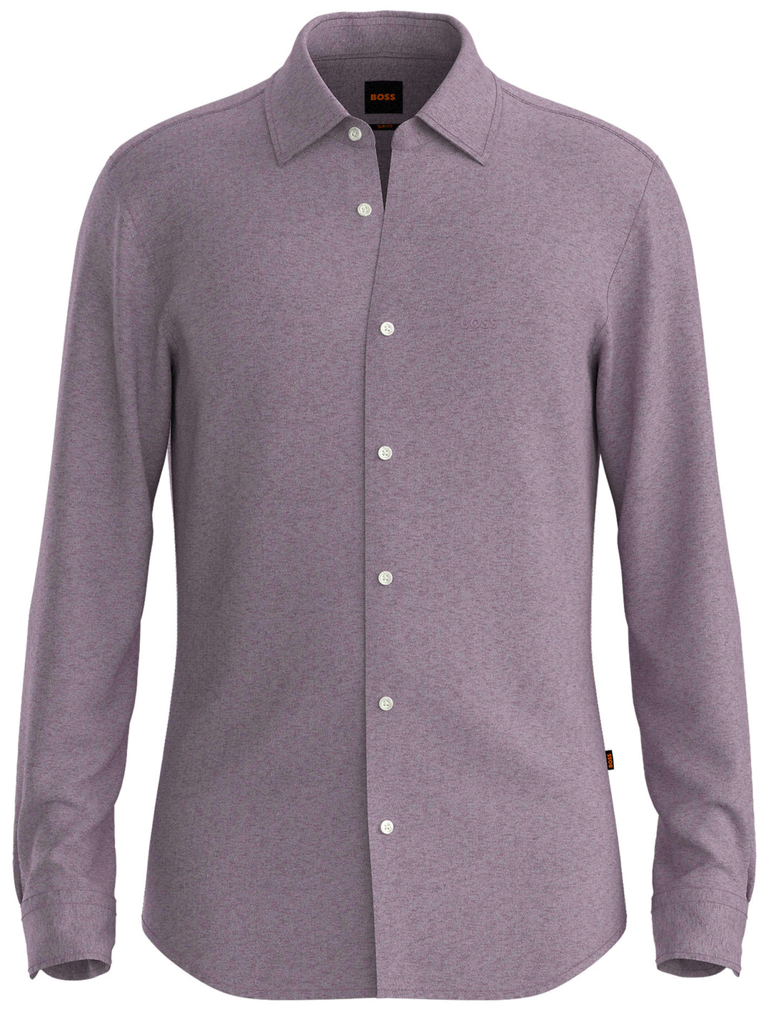 BOSS Orange Mysoft Overhemd – Rood-100% katoen-HEREN SHIRTS-Rood