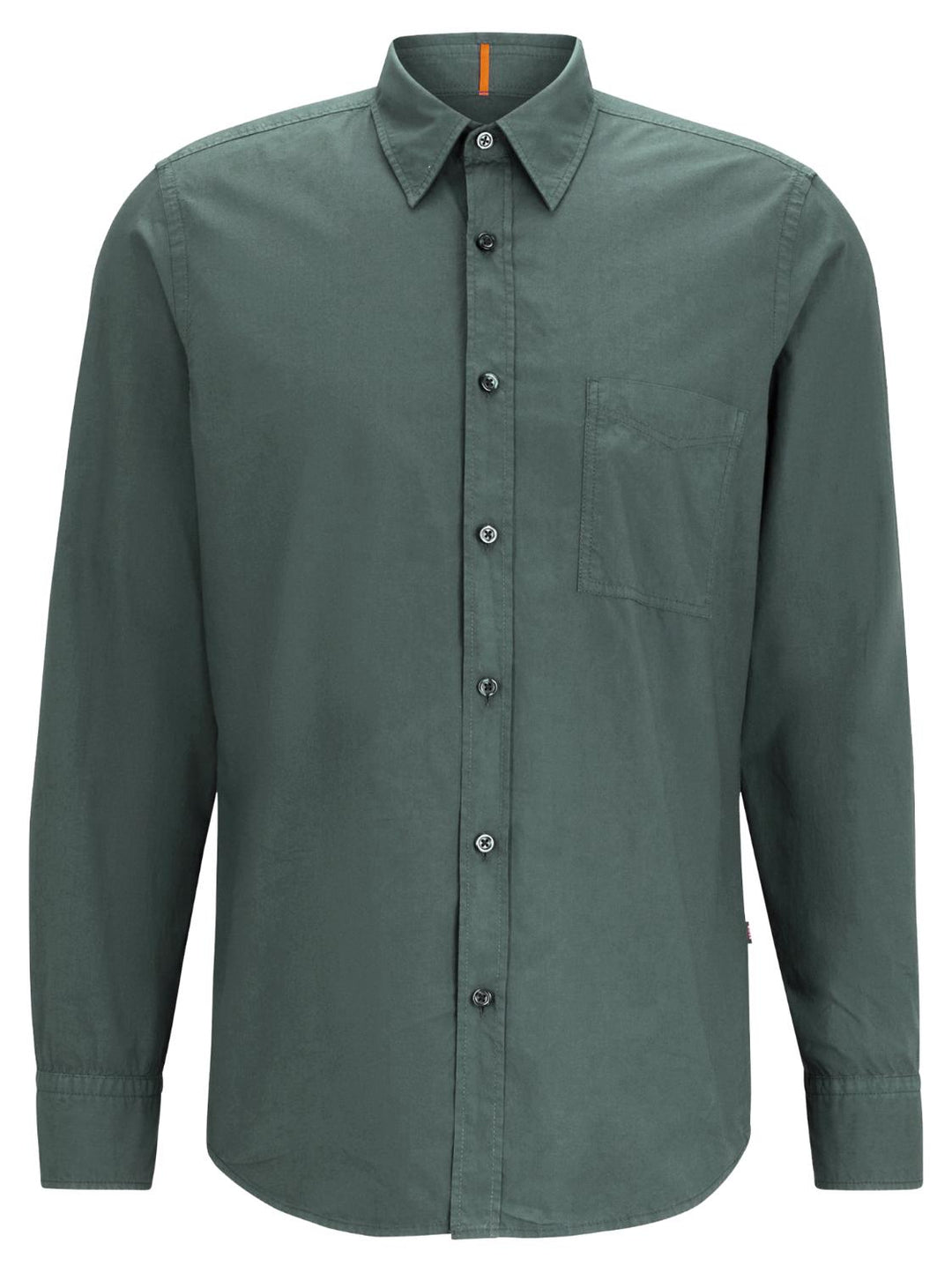 BOSS Orange overhemd RELEGANT-100% katoen-HEREN SHIRTS-Groen