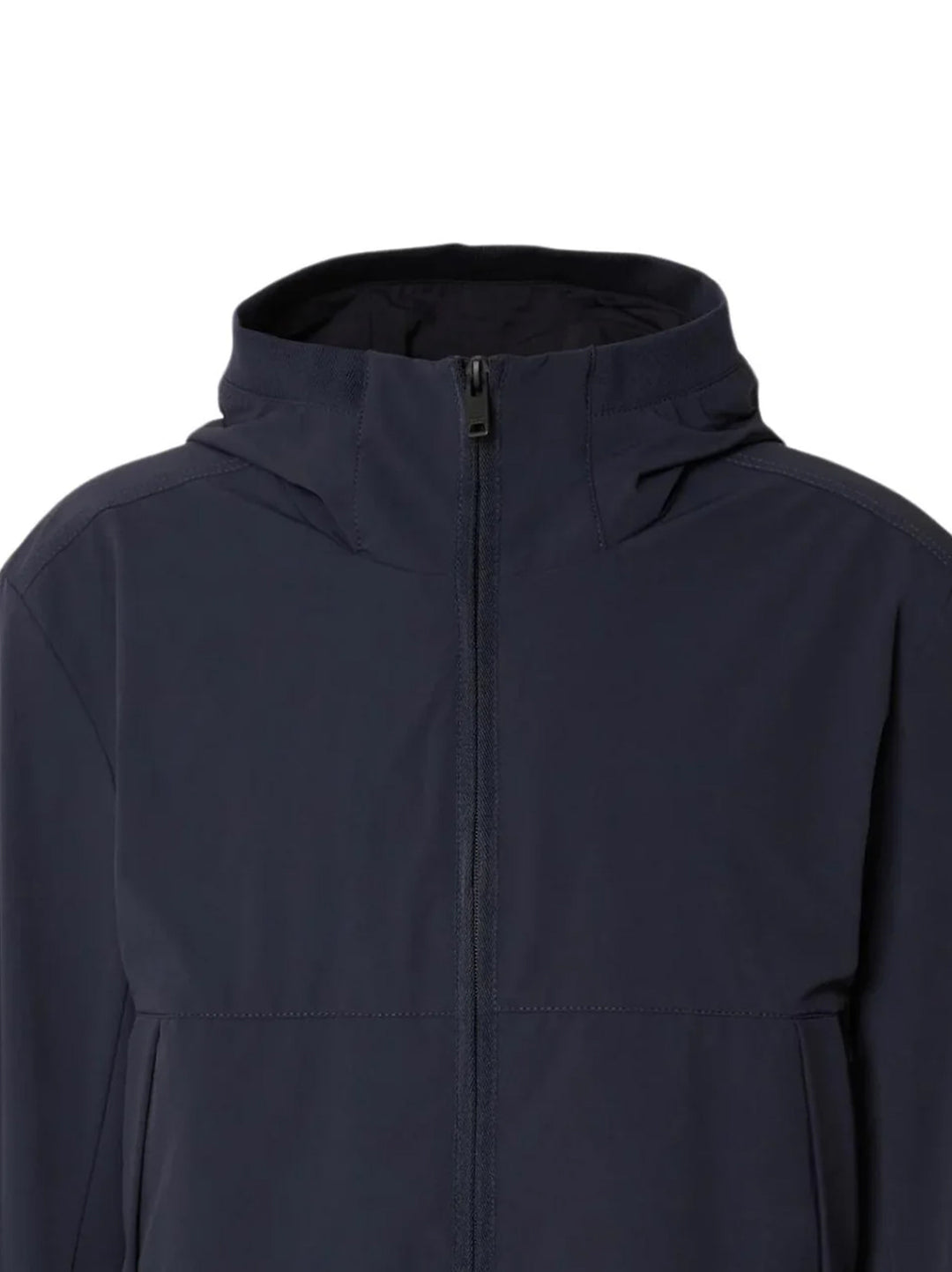 BOSS Orange Regular-fit softshelljas OLOCO-Buitenkant: 90% Polyamide, 10% Elastan, <br />Voering: 100% Polyester, Gebreid: 99% Polyamide, 1% Elastan-HEREN JASSEN & JACKS-Blauw