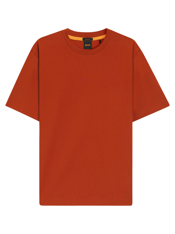 BOSS Orange Relaxed Fit T-shirt – Oranje-96% katoen, 4% elastaan<br />-HEREN POLO'S & T-SHIRTS-Oranje