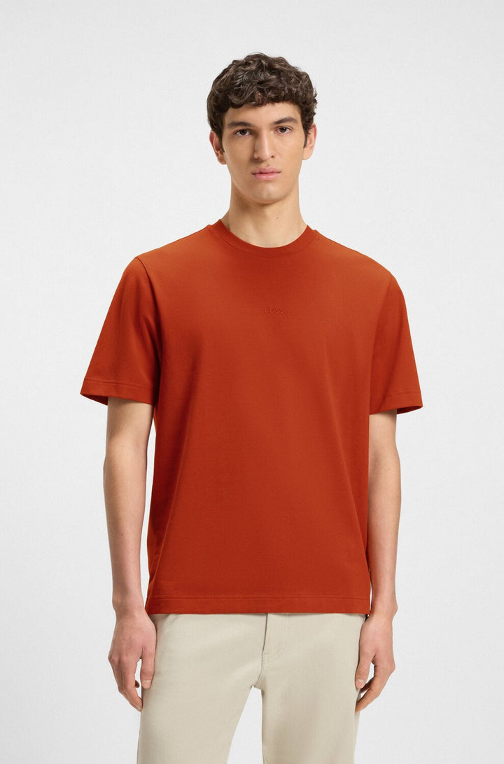 BOSS Orange Relaxed Fit T-shirt – Oranje-96% katoen, 4% elastaan<br />-HEREN POLO'S & T-SHIRTS-Oranje