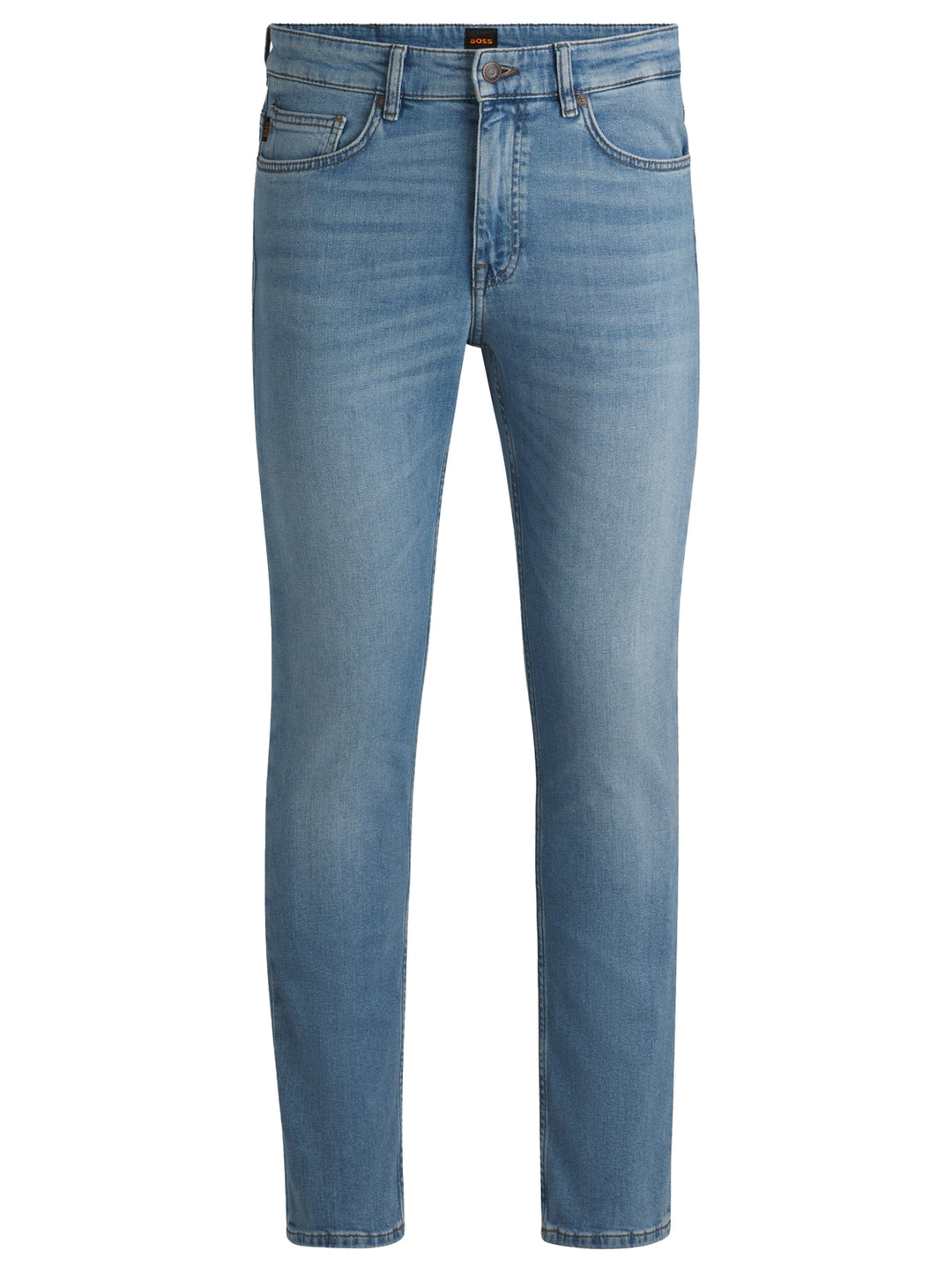 BOSS Orange Slim-fit Delaware-jeans-Kwaliteit: 98% Katoen, 2% Elastan-HEREN BROEKEN-Blauw