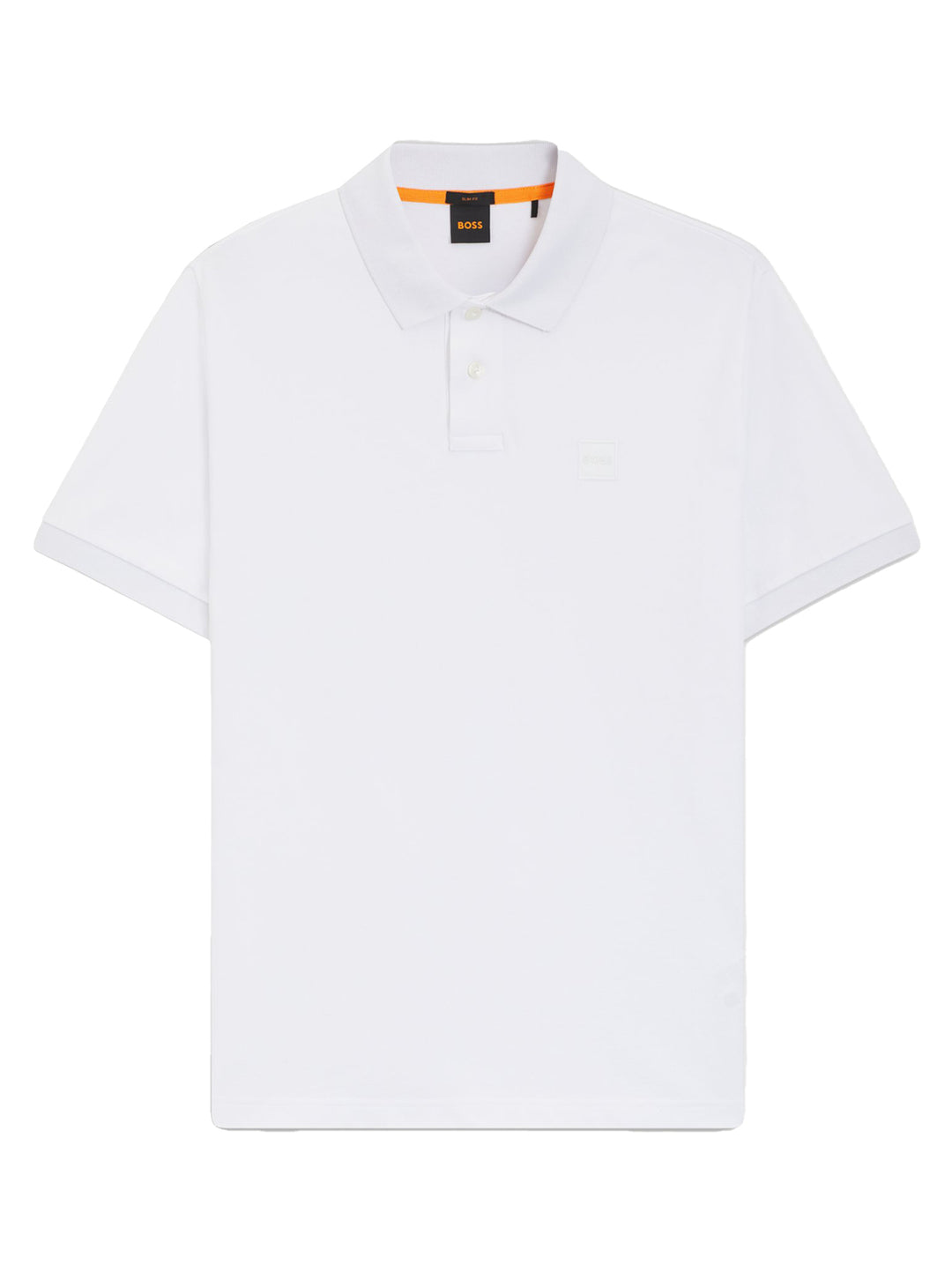 BOSS Orange – Slim Fit Polo Passenger Wit-HEREN POLO'S & T-SHIRTS-Wit
