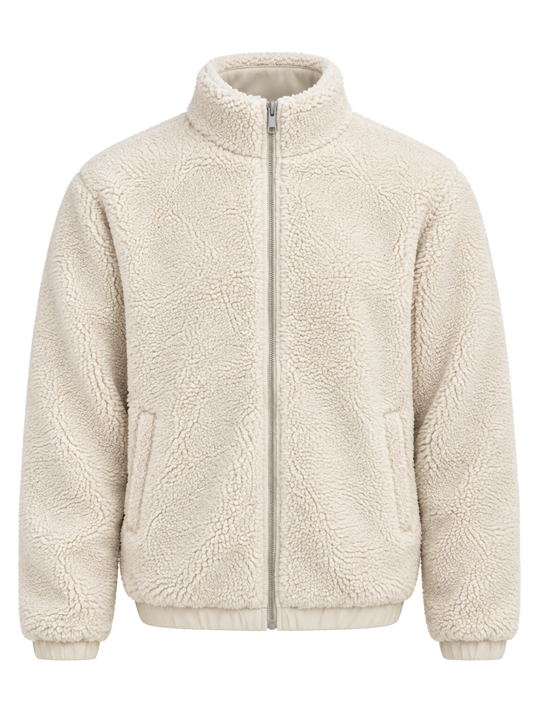 BOSS Orange Wollen Jack – Beige-75% polyester, 25% wol<br />Voering: 100% polyamide-HEREN JASSEN & JACKS-Beige