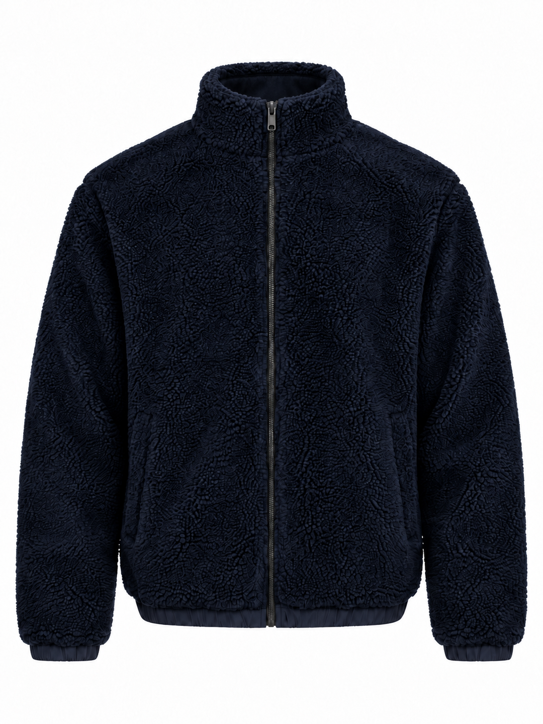 BOSS Orange Wollen Jack – Blauw-75% polyester, 25% wol<br />Voering: 100% polyamide-HEREN JASSEN & JACKS-Blauw